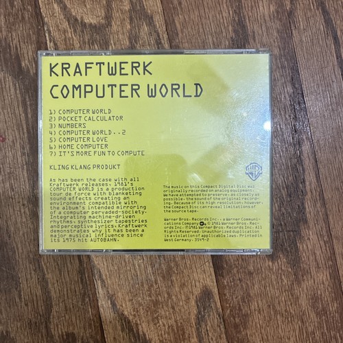 Kraftwerk computer world no - kraftwerk,