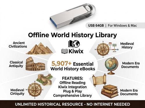 Offline world history library - world,