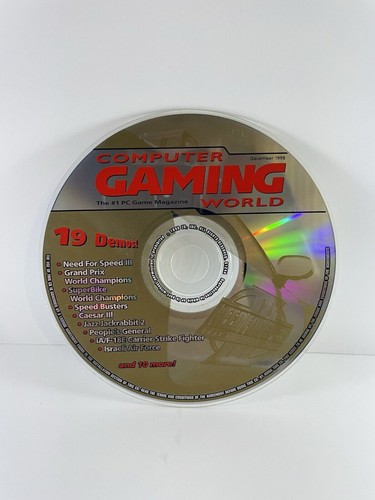 Computer gaming world demos - computer, cd