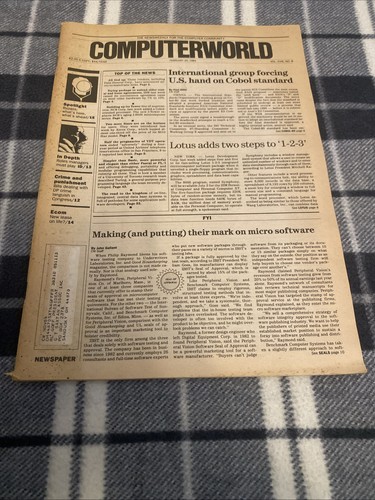 Computer world newspaper - world,